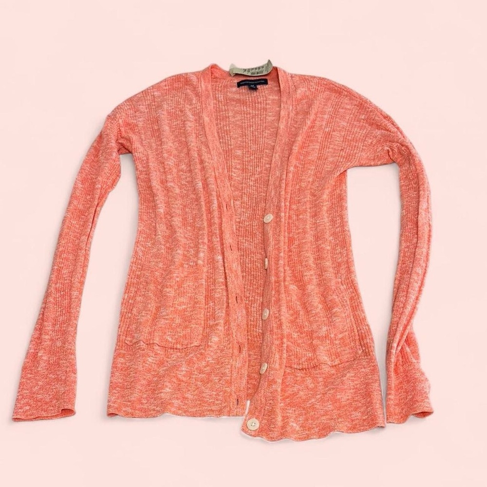 American Eagle Outfitters Coral Cardigan Sweater